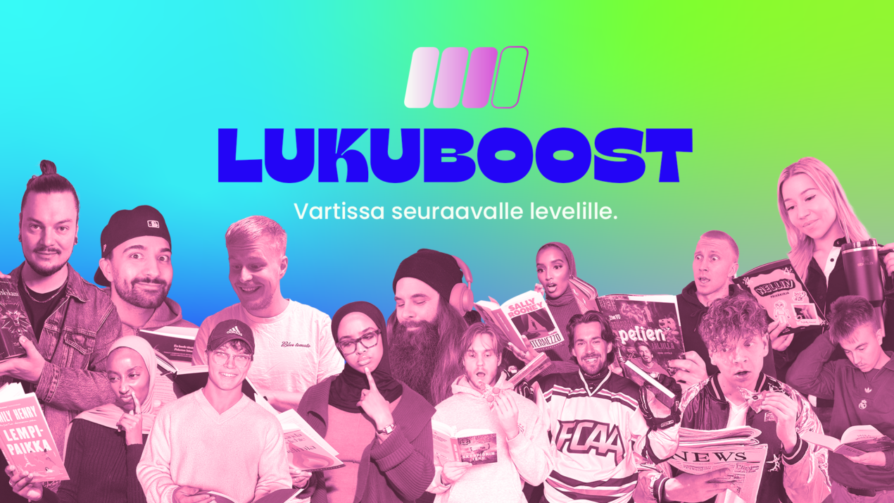 Lukuboost innostaa nuoria lukemaan